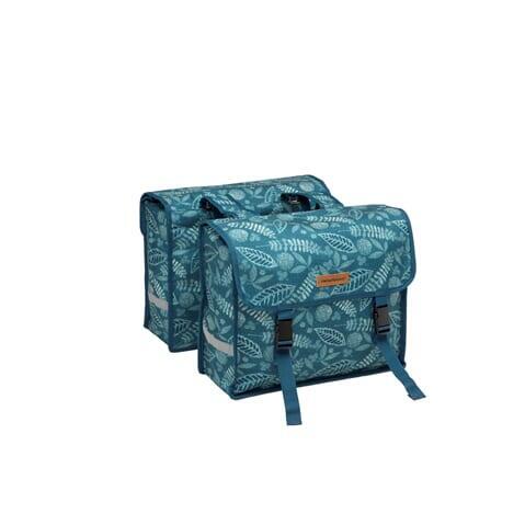 NEW LOOXS Doppelpacktasche Fiori Double, Forest Blue