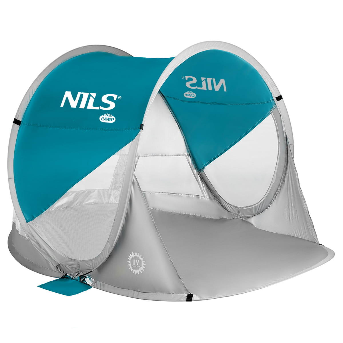 NILS CAMP SelbstFaltendes Strandzelt Nautisches Nils NC3142