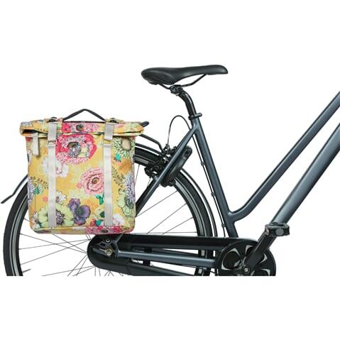 Basil Bloom Field Double Bicycle Bag, Waterproof, Honey Yellow, 35L 4/6