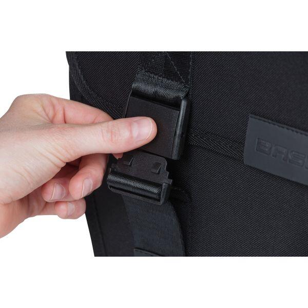 Tour de basilic à gauche - Sac à vélo unique noir 14L 3/6