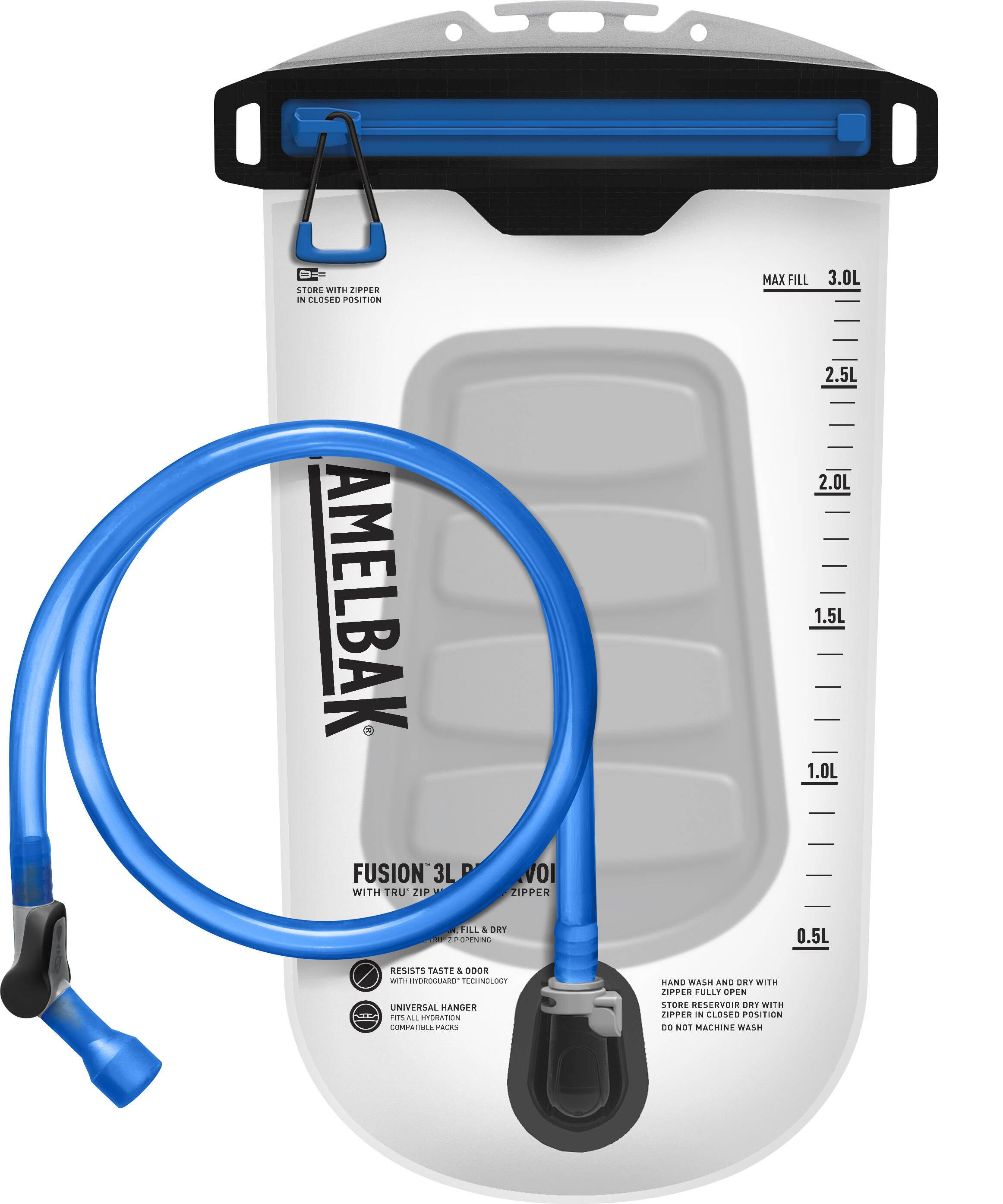 Réservoir Fusion™ 2L avec Tru® Zip imperméable 3/5