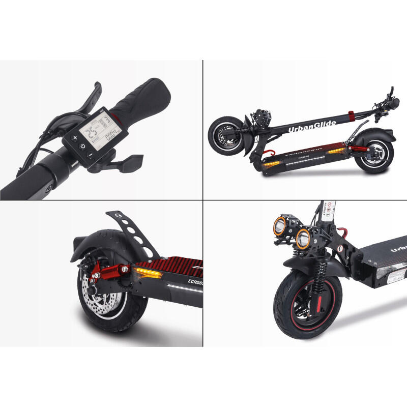 Trotinete Elétrica ECROSS PRO 48V 800W Preto. 3/5