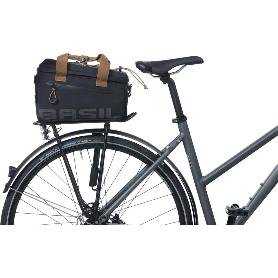 Bagagedraagtas "Miles" - zwart/bruin 5/7