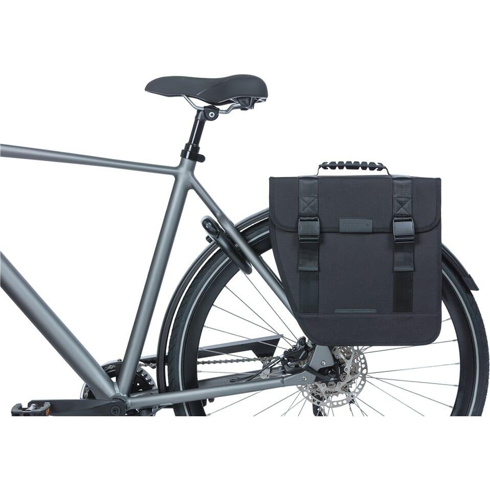 Tour de basilic à gauche - Sac à vélo unique noir 14L 5/6