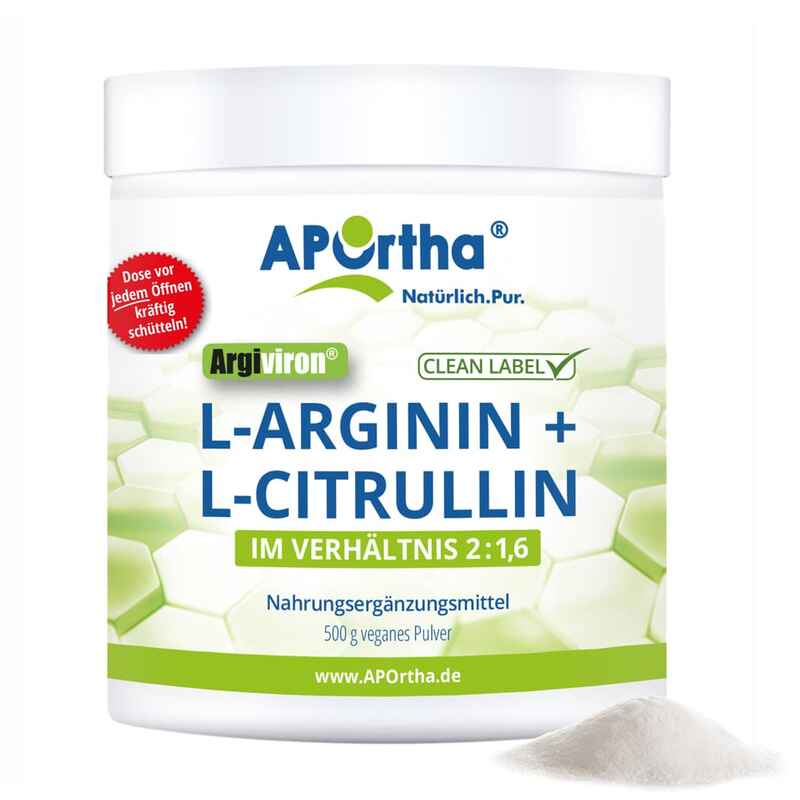 Argiviron® L-Arginin + L-Citrullin - 500 g veganes Pulver