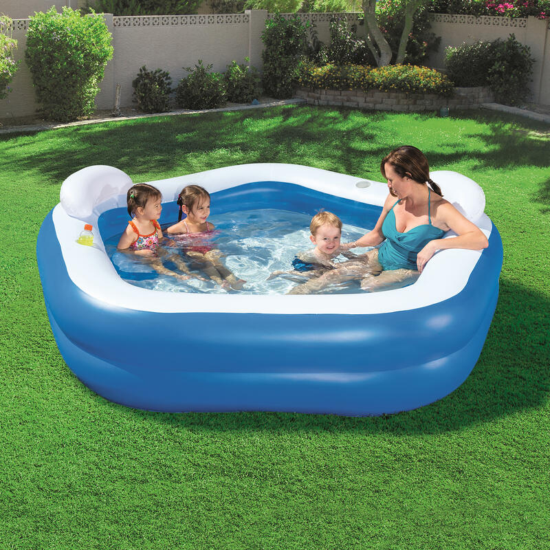 Bestway Piscine Familiale pentagonale 213 x 207 x 69 cm