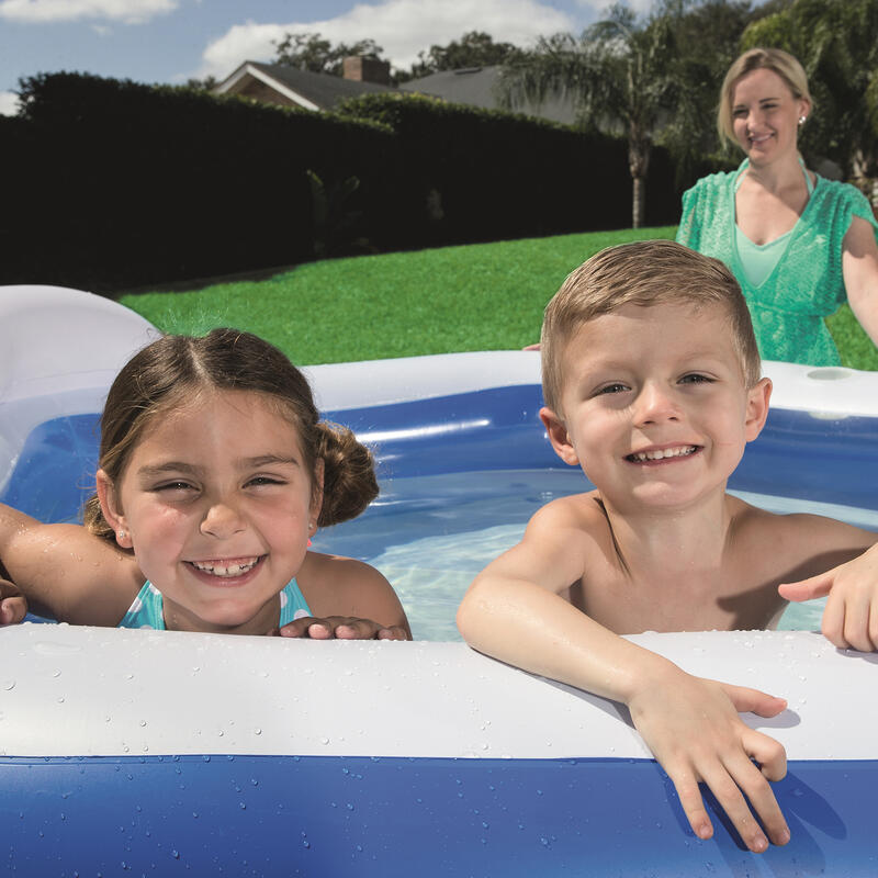 Bestway aufblasbarer Familienpool 213 x 207 x 69 cm