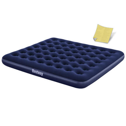 Bestway Matelas gonflable camping 2 places 203 x 183 x 22 cm