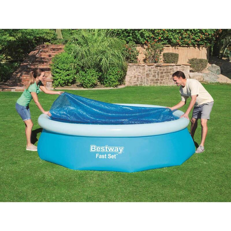 Bestway Bâche à Bulles Isolante Ø 305 cm Piscine Ronde