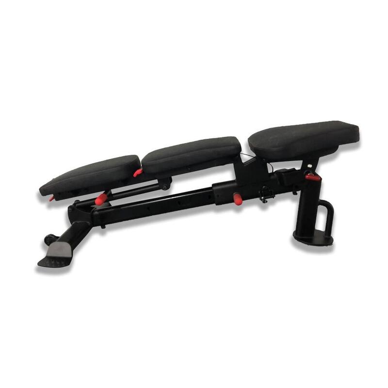 Banc De Musculation Multifonction Wiltec - Charge Max 230 Kg, Support Haltères, Inclinable