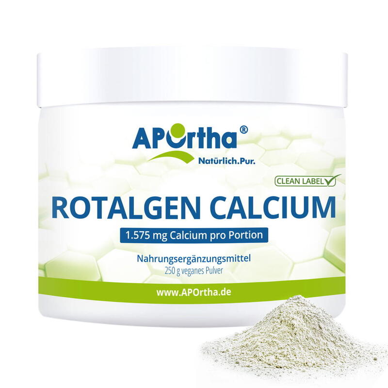 Rotalgen-Calcium - 250 g veganes Pulver