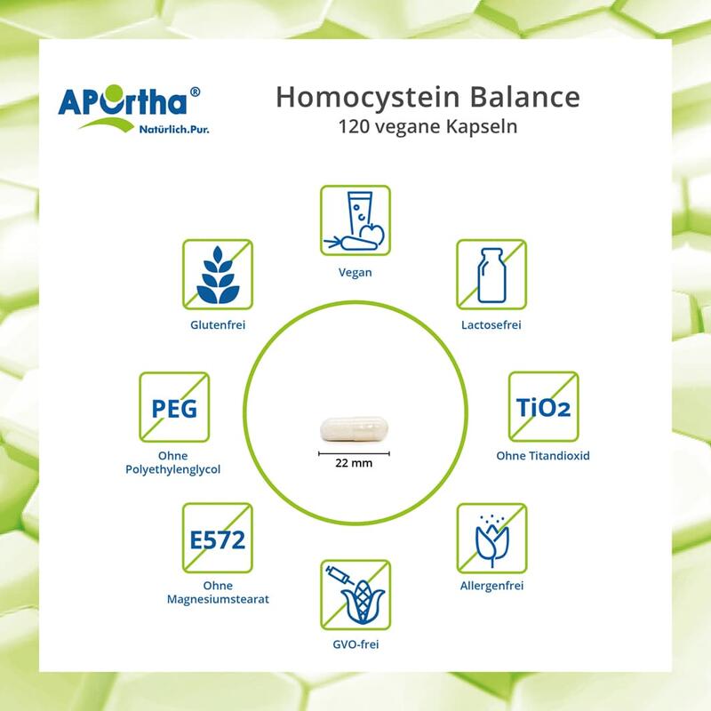 Homocystein Balance - 120 vegane Kapseln