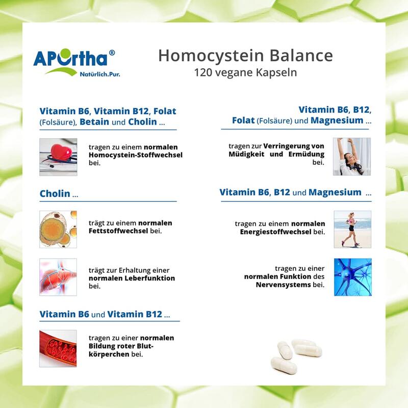 Homocystein Balance - 120 vegane Kapseln