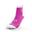 Meias Fluo Rosa e Brancas Multi-Sport Low Cut corrida Pink OTSO