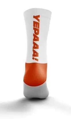 Yepaa! meias Multi-Sport Medium Cut White corrida Branco OTSO 3/3