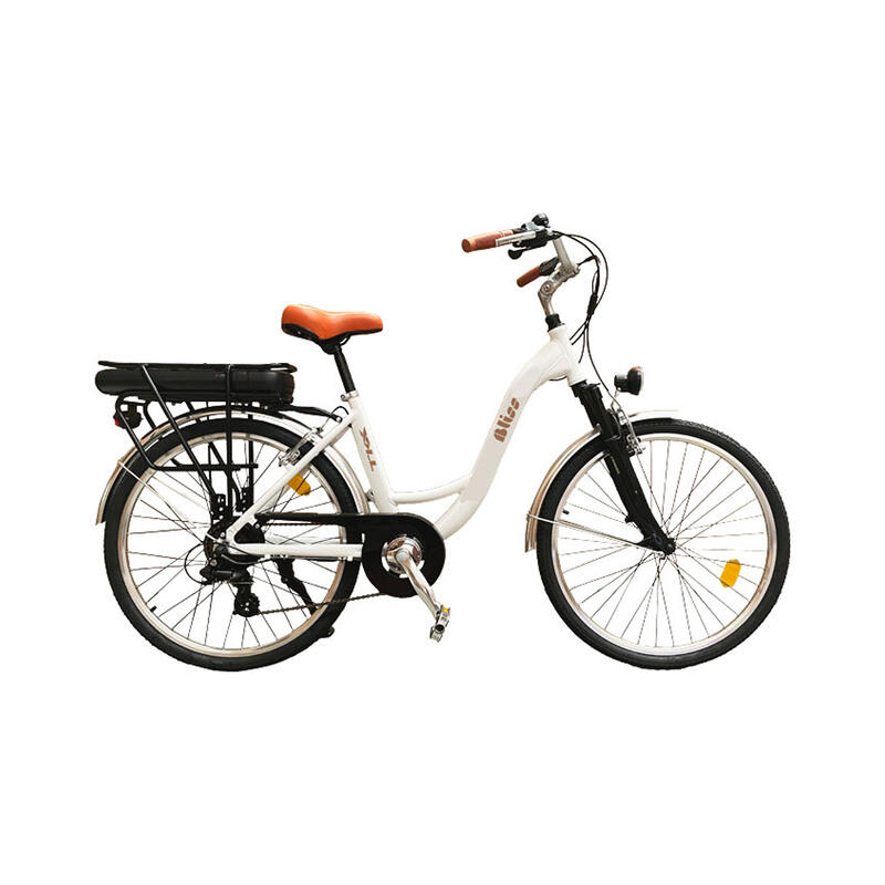 Bicicleta elétrica de ciclismo 26" BLISS branco