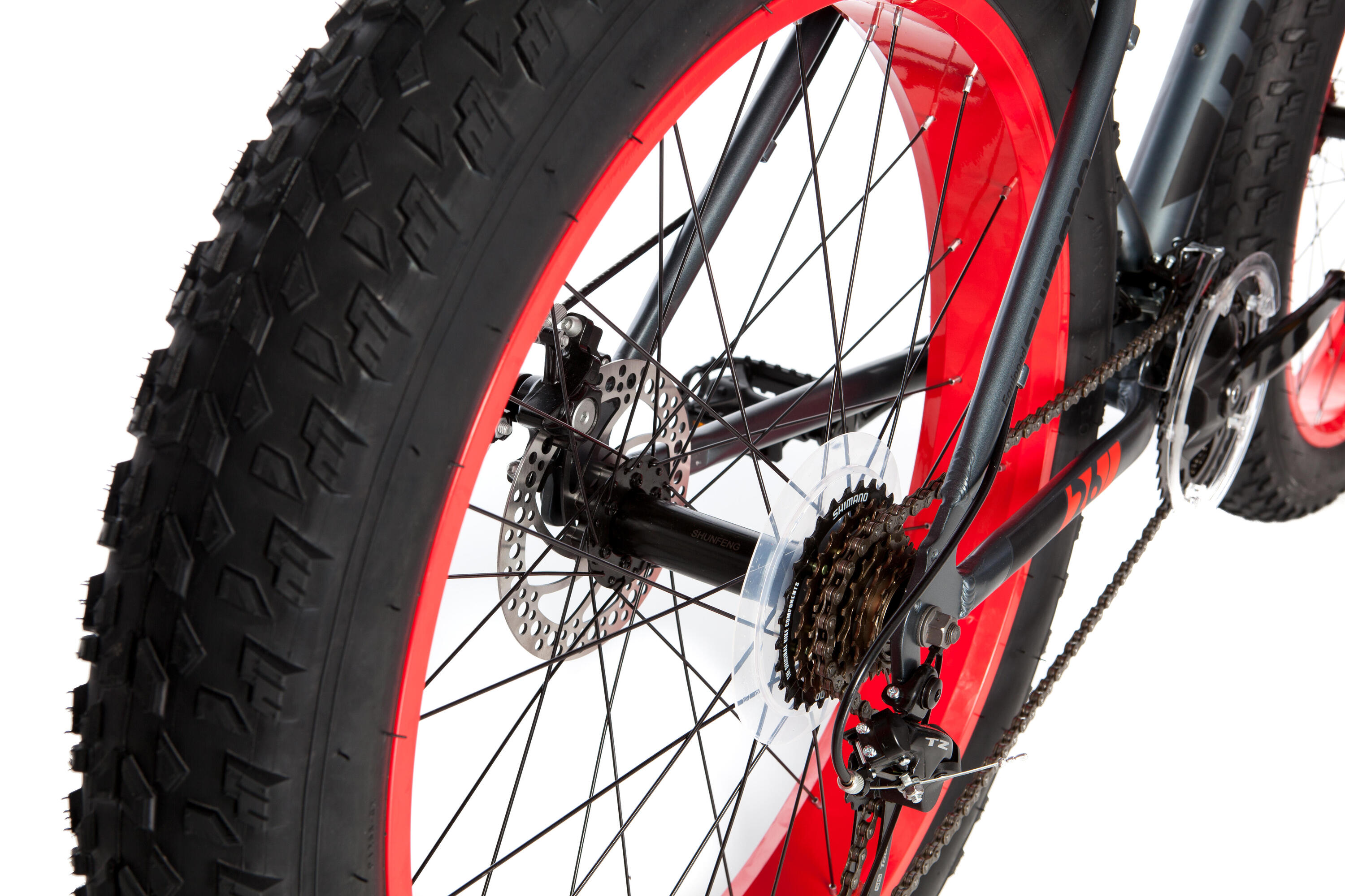 MTB, FATBIKE 26", Aluminium, SHIMANO 21V, Schijfremmen 5/7