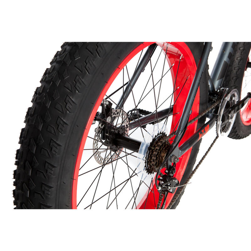 VTT, FATBIKE 26", Aluminium, SHIMANO 21V, Freins a Disque