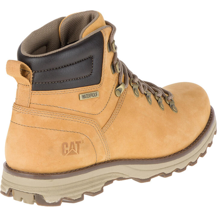 CATERPILLAR CAT SIRE WATERPROOF LEATHER BOOTS HONEY RESET CATERPILLAR