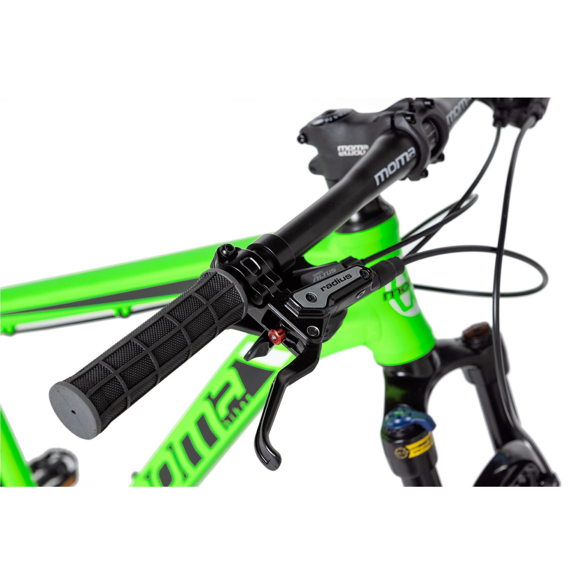 Bicicletta, MTB, PEAK 29" Unisex Momabikes, verde neon 6/7