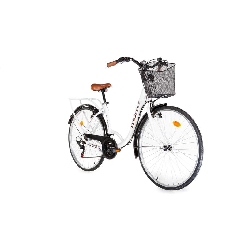 Bicicletta da Passeggio City Classic 28" , Unisex, Momabikes, bianco