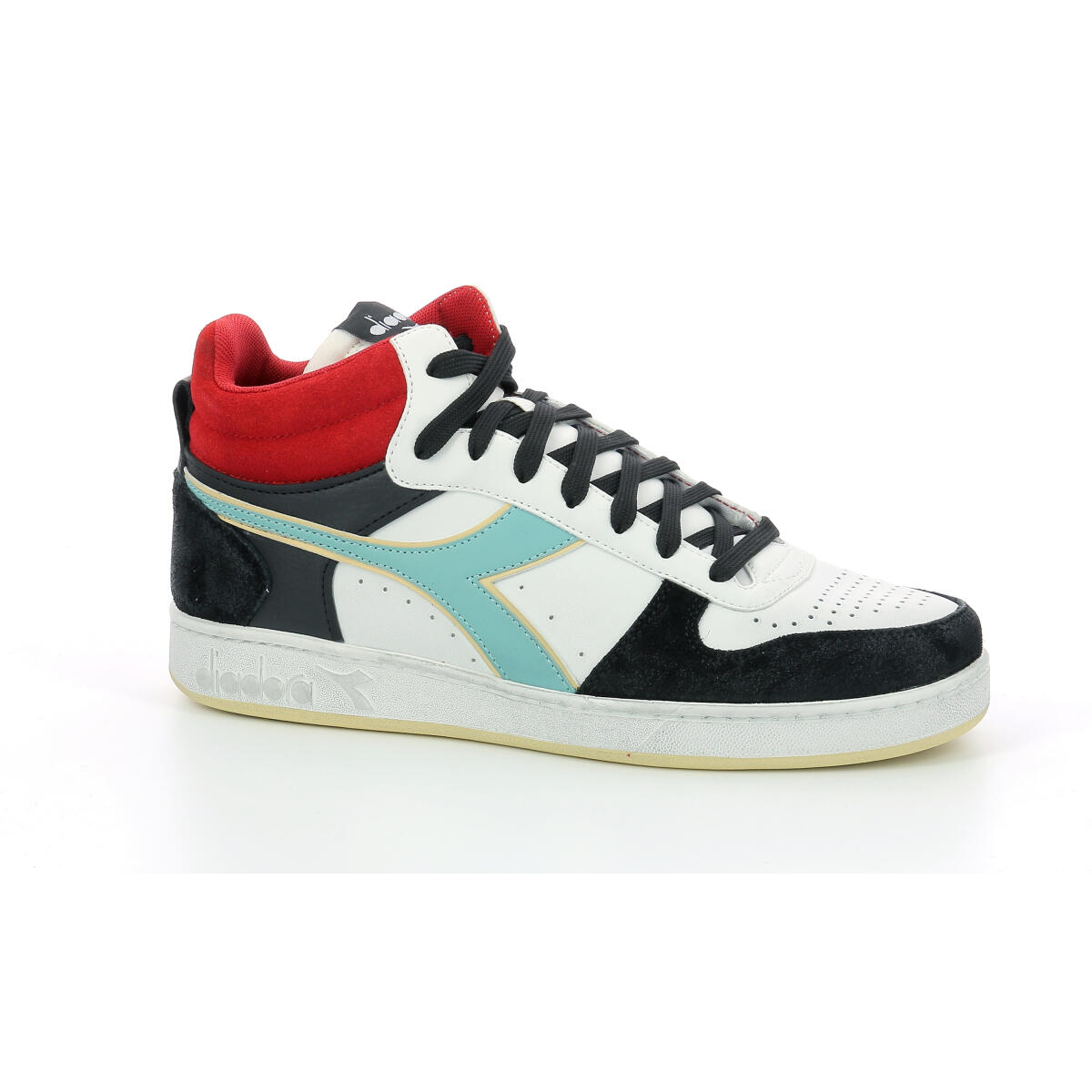 Diadora Magic Basket Demi Legacy 501.179009 01 D0096 White/Black/Lychee 2/5