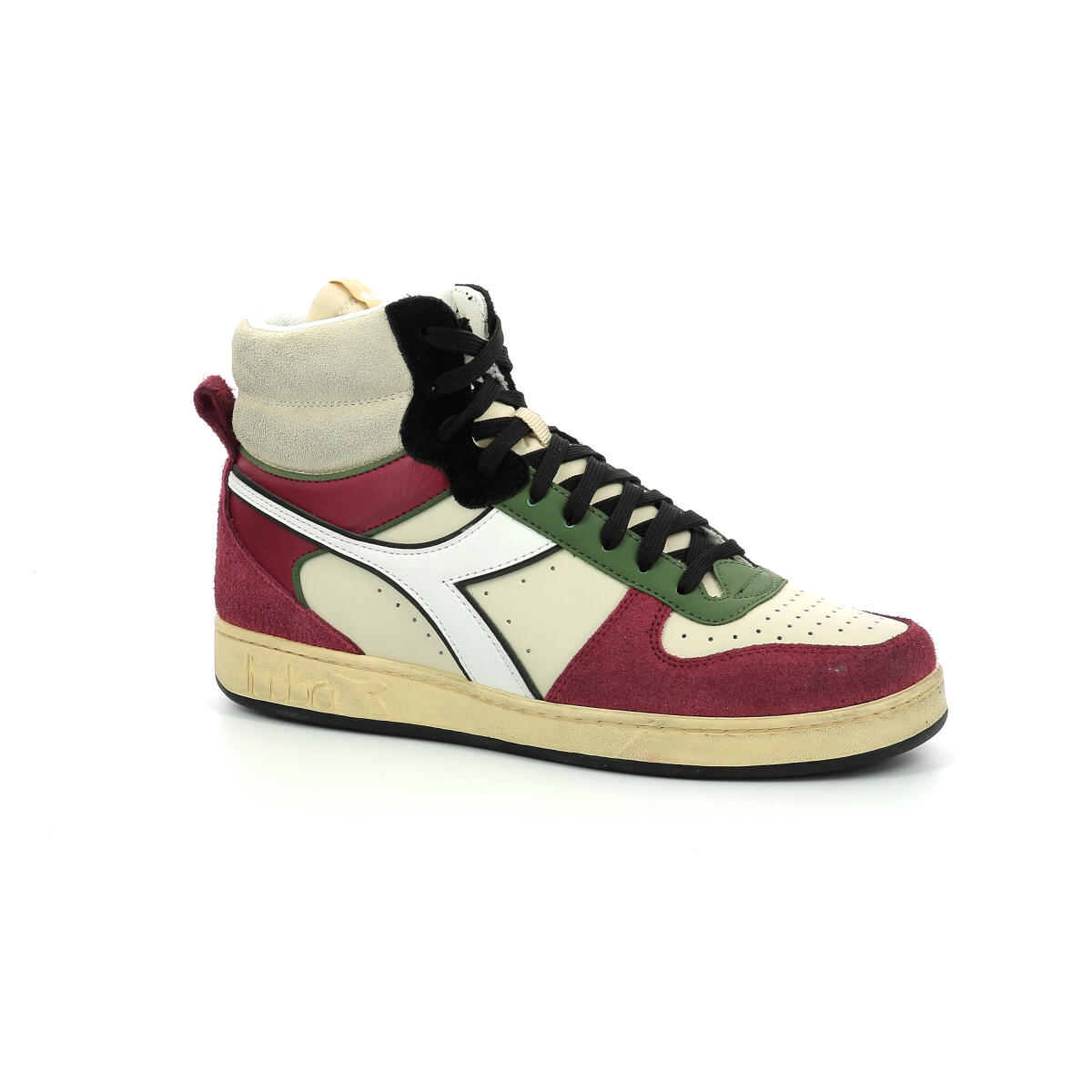 Diadora Magic Basket Mid Legacy 501.179008 01 C9986 Cloud Cream/Rhubarb/Black 2/6