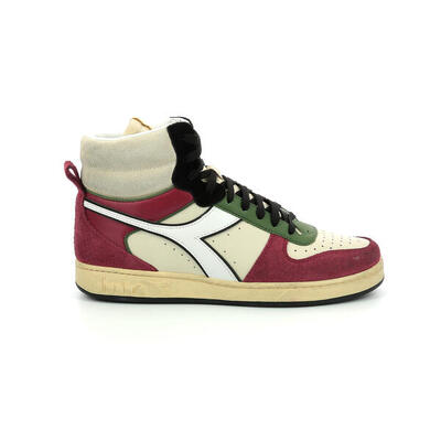 Diadora Magic Basket Mid Legacy 501.179008 01 C9986 Cloud Cream/Rhubarb/Black
