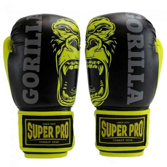 Boxhandschuhe für kinder - Gorilla - Schwarz/Gelb Medien 1