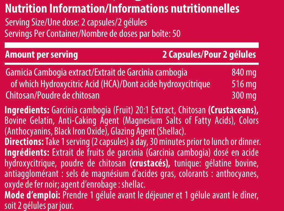 HCA-Chitosan 100 caps. de Scitec Nutrition 2/4