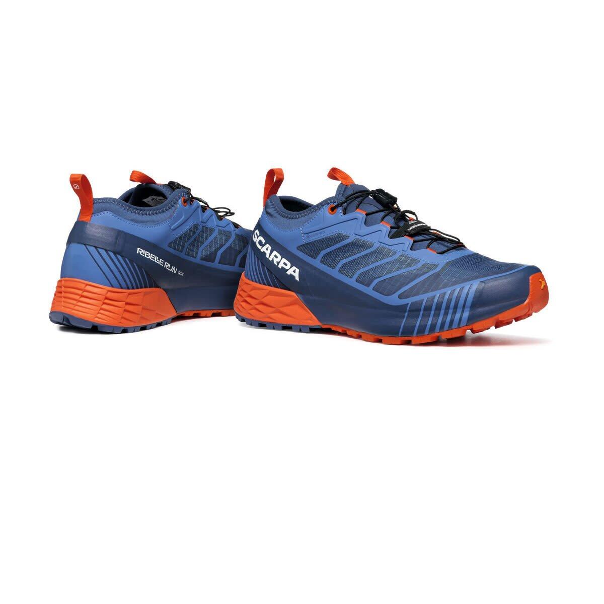 Chaussure Trail Homme - SCARPA Ribelle Run GTX - Blue/Spicy Orange 5/7