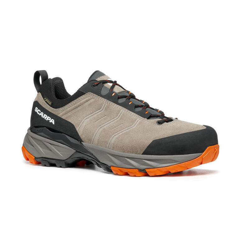 Calçado de caminhada homem - SCARPA Rush Trail GTX - Taupe/Mango