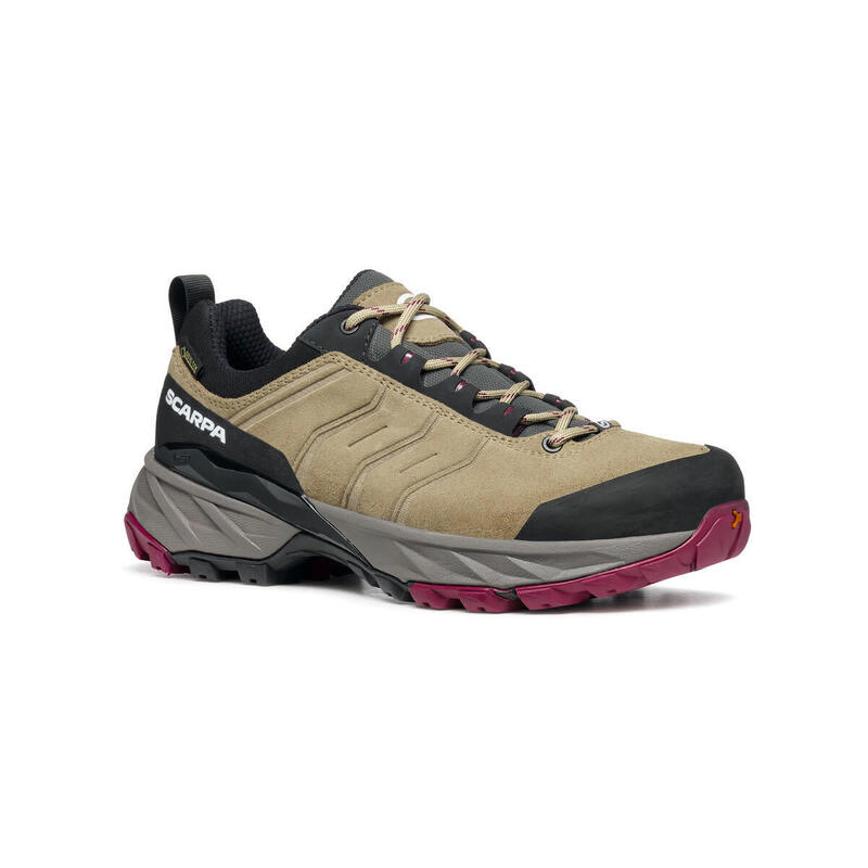 Calçado de caminhada mulher - SCARPA Rush Trail GTX W - Deserto claro/Framboesa