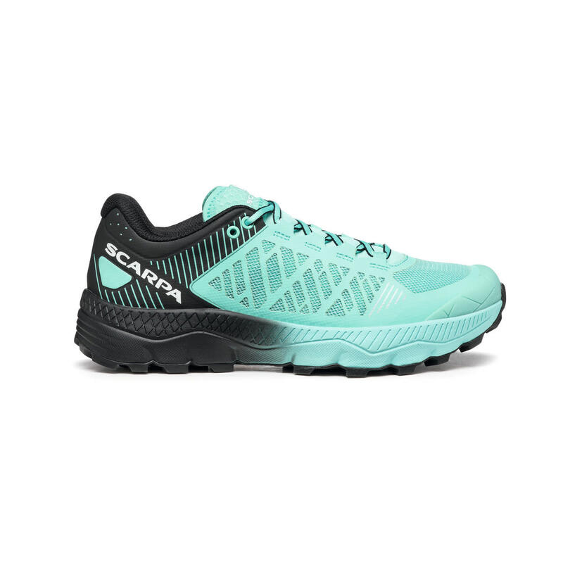 Sapatos de trailrunning para mulher - SCARPA Spin Ultra W - Azul Aruba/Preto
