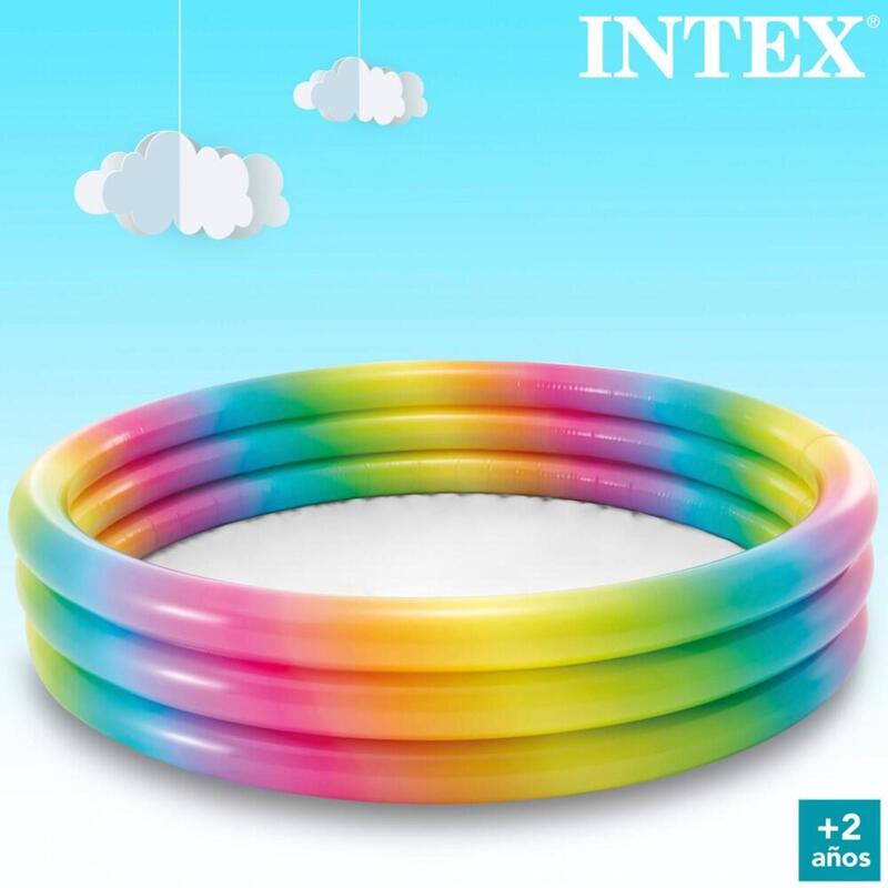 Piscina insuflável Intex 3 aros multicolor 147x33 cm - 288 l