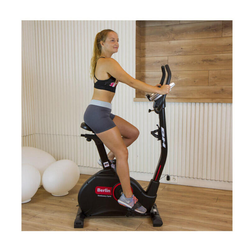 Hometrainer -  cardio versterkte structuur - Berlin SC100 zwart