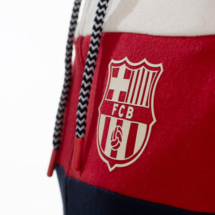 Trikolor Barcelona kapucnis pulóver
