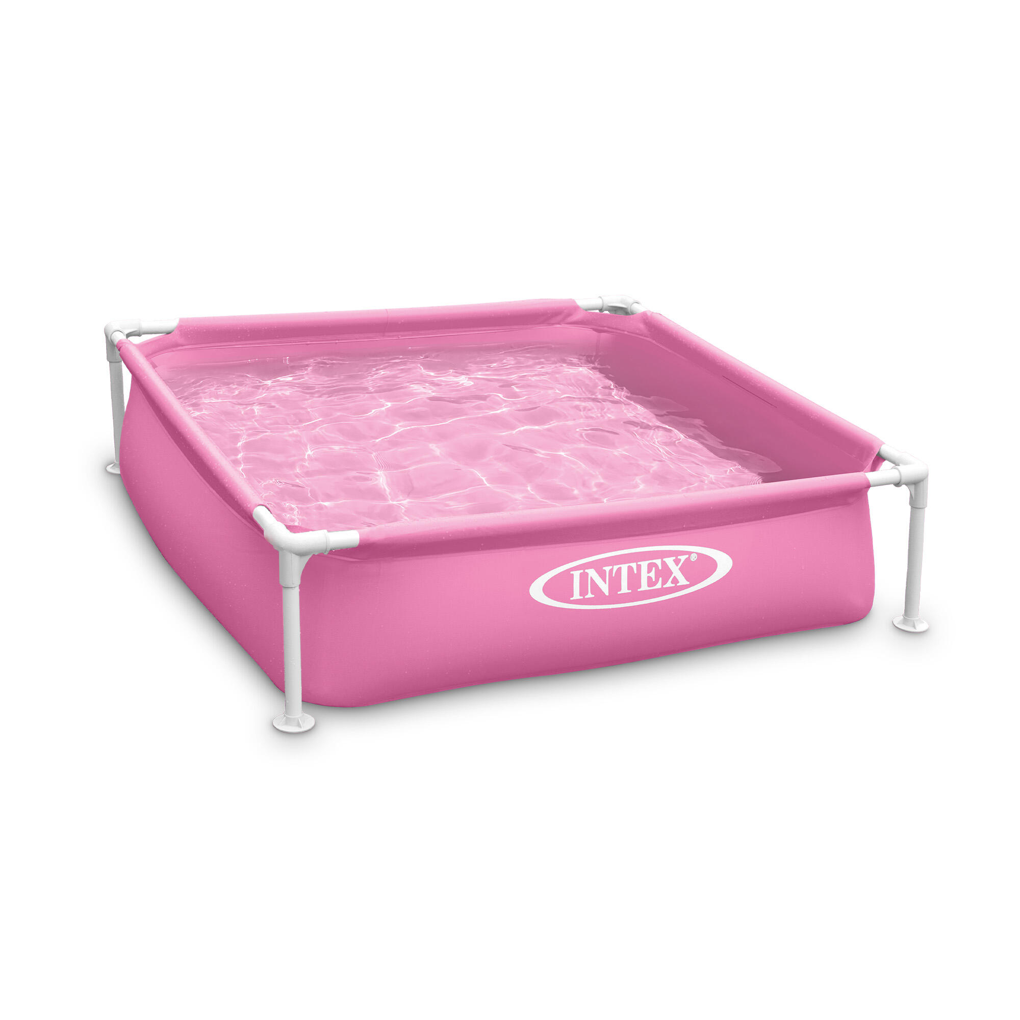 Intex 57172NP - Piscina Mini Frame Rosa, 122x122x30 cm 3/7