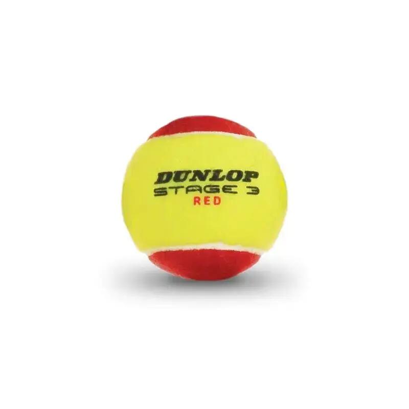 Metodyczne piłki tenisowe Dunlop Stage 3 3szt 2/3