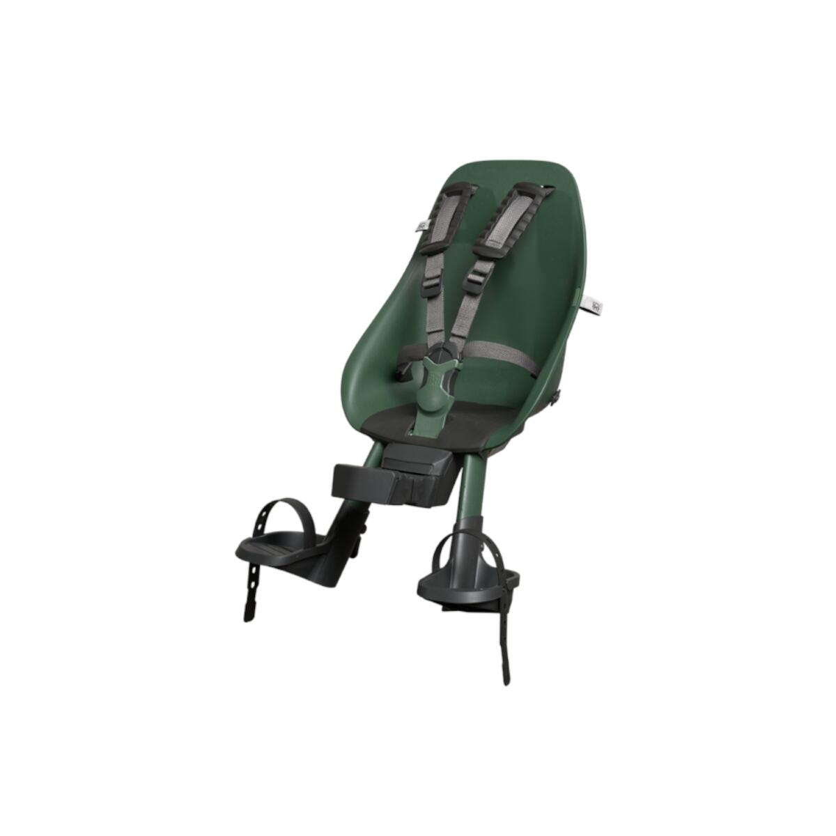 Urban Iki - Siège Urban Iki Bio Avant Avec Adaptateur Compact - Siège Vélo Enfant - Noir|vert - Taille Unique - Decathlon