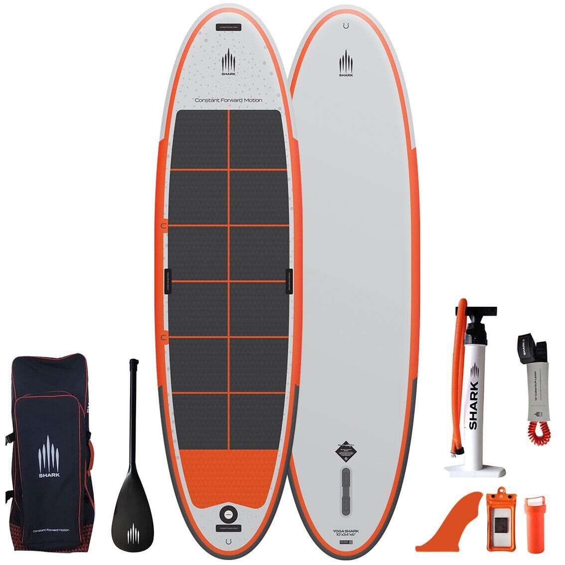 SHARK SHARK YOGA 10' x 34" x 6" YOGA PADDLE BOARD