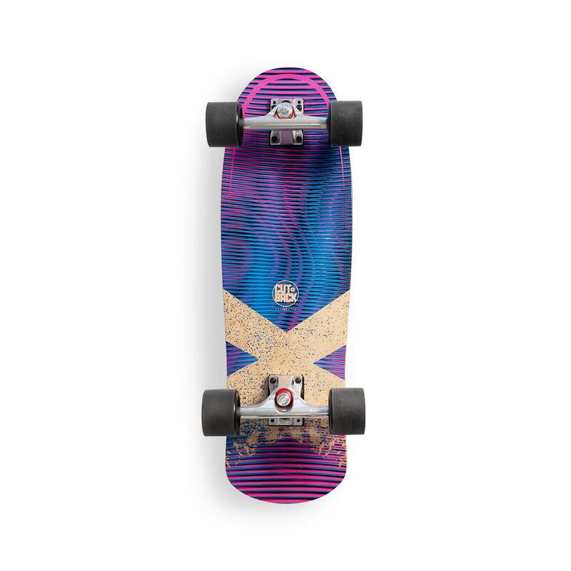 Longboard Surfskate Cutback Surfskates Purple Haze 29"