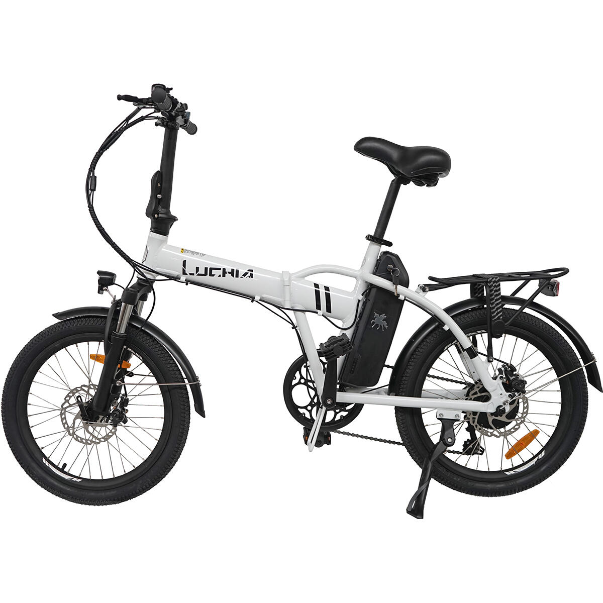 Luchia - Vélo Électrique Pliant Sirio 250w 36v 10ah (360wh) - Roue 20" X 1.95" - Vélo Pliant - Blanc - Taille Unique - Decathlon