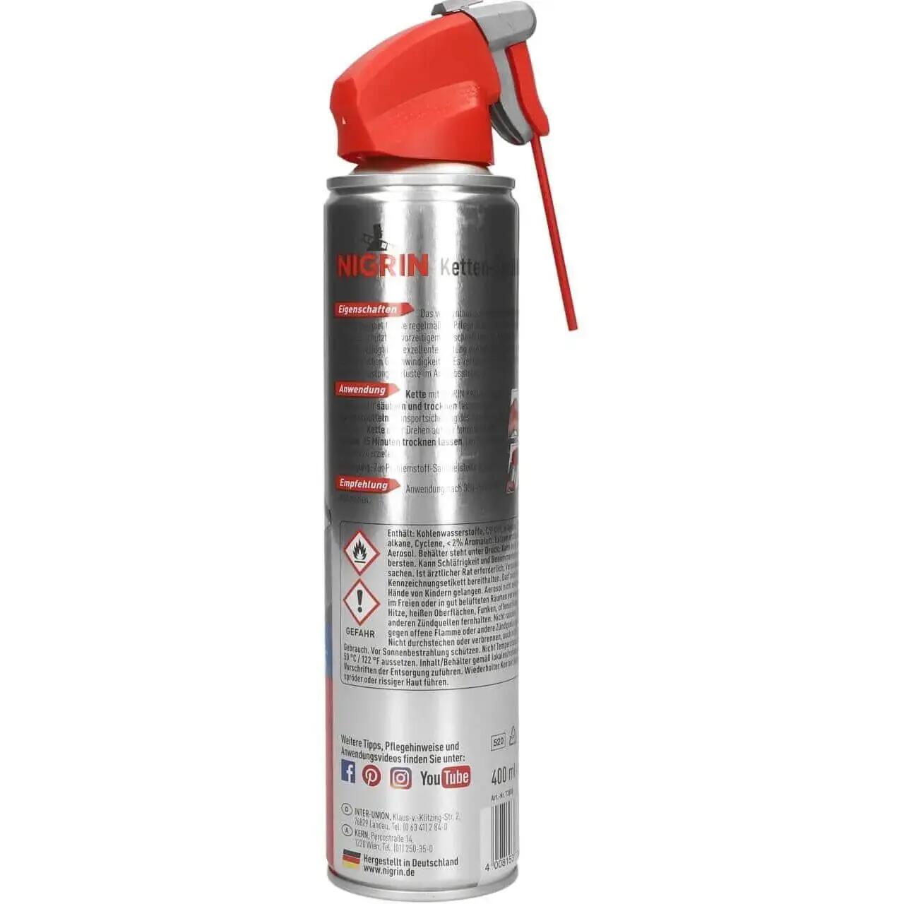 Spray cu vaselina pentru lanturi, 400 ml 2/3