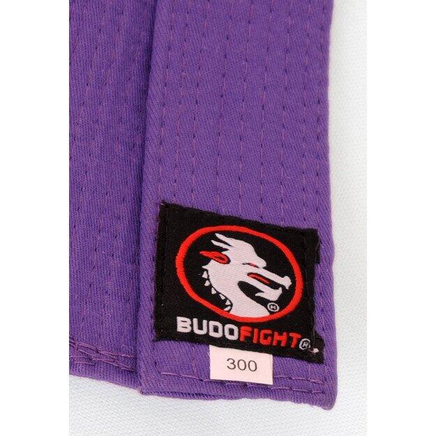 Ceinture piquée de judo violette