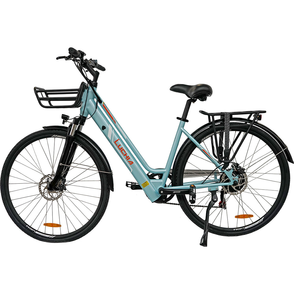 Luchia - Vélo De Randonnée Électrique Antares 250w 36v 10ah (360wh) - Roue 29" - Vélo Ville - Bleu - Taille Unique - Decathlon