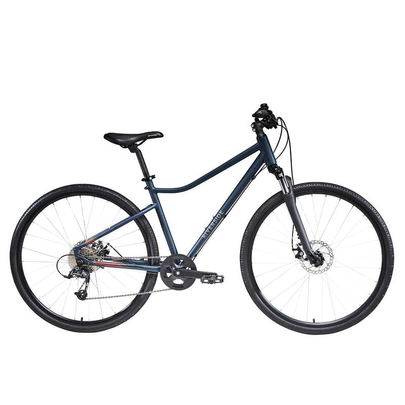 Recondiționate - Bicicletă polivalentă Riverside 500 Albastru