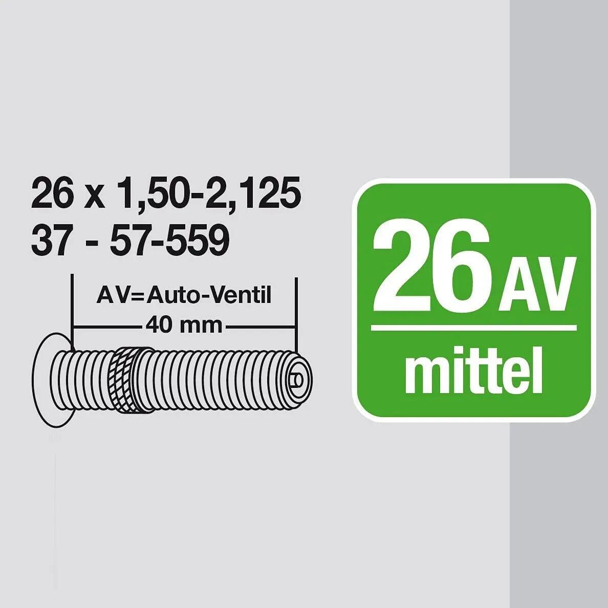 Vélo Fischer Chambre à air Valve Schrader 5/8