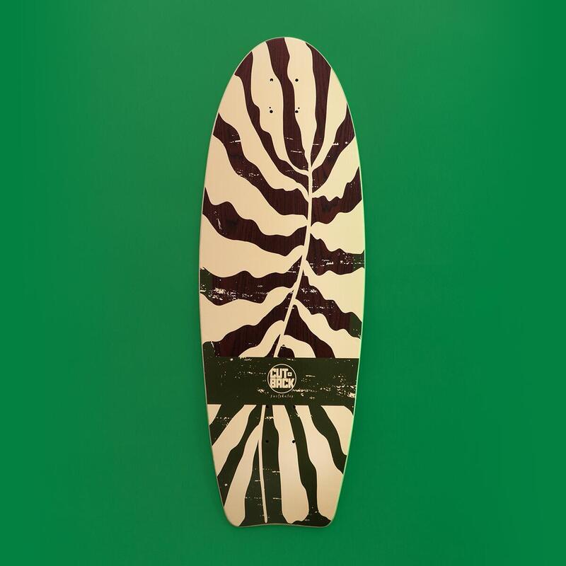 Surfskate Cutback Surfskates Deck Palm 31"