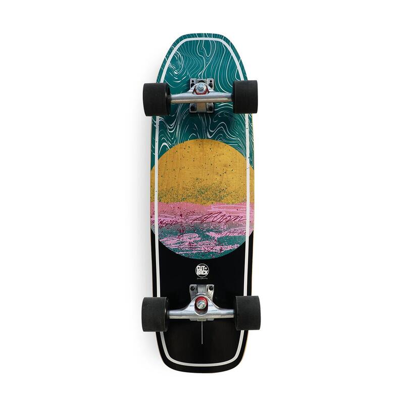 Longboard Surfskate Cutback Surfskates Sunset 32"